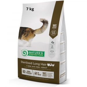 Natures Protection Cat Sterilised Long Hair Poultry