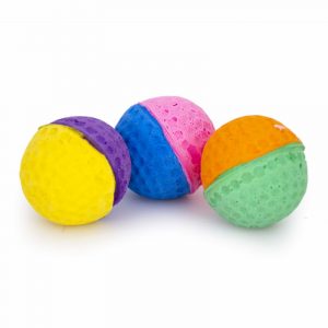 DOGMAN Kattleksak Skumboll Mix 4cm - i flera olika färger