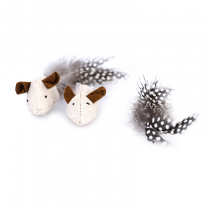 DOGMAN Kattlek Canvasmus 4,5cm, Beige