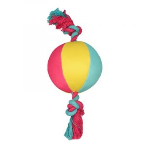 DOGMAN Boll med Rep Flytande S 17,5cm - hundleksak