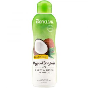 TROPICLEAN Gentle Coconut Hypoallergenic Puppy & Kitten Shampoo 355ml - till valpar och kattungar