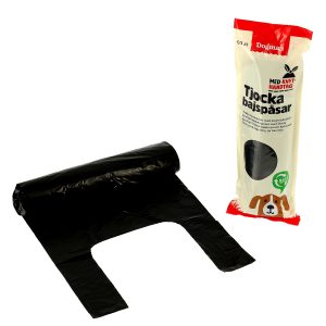 DOGMAN Bajspåsar med knythandtag 60-pack - stor och tjock
