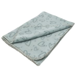 DOGMAN Fleecefilt Heart Turkos 100x70cm
