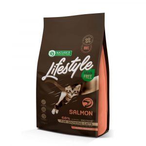 Natures Protection Lifestyle Cat Grain Free Salmon Kitten 1.5 kg