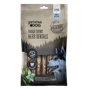 PrimaDog Rough Chews Dentaltuggben S 100g - för för små och medelstora hundar