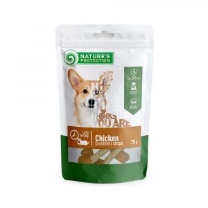 NATURES PROTECTION Chicken Dumbbell Shaped Snack 75 g - hundgodis